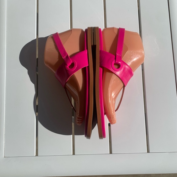 New Cole Hann Grandseries hot pink leather sandals size 6B - Picture 10 of 16